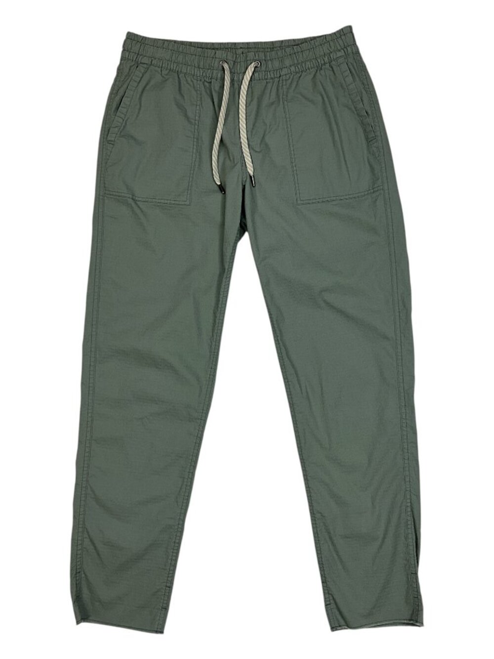 Vouri Vintage Ripstop Pant S Green Organic Cotton Tapered Leg SAMPLE